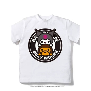 日系潮牌童装体恤女童全棉卡通休闲半袖男童短袖T恤一家三口亲子