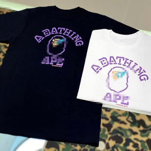 日系潮牌童装25款闪电小猿人头儿童短袖T恤夏男女童半袖宝宝体恤