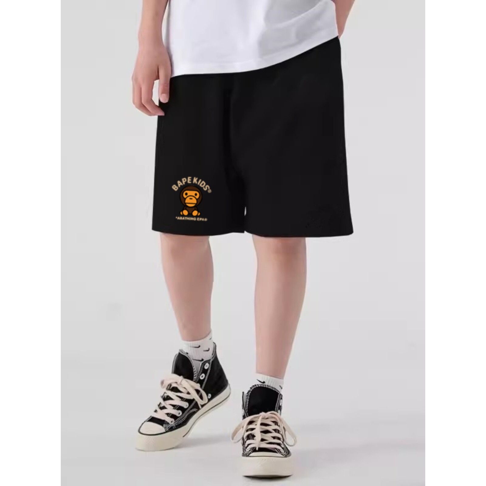 日系潮牌儿童休闲短裤夏季薄款男女童五分裤BABY MILO宝宝运动裤