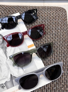 小窄框偏光墨镜防晒太阳镜男