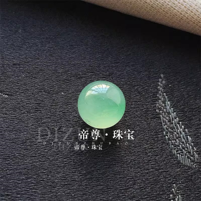 飘花圆珠子单颗散珠玉石配饰手串