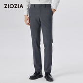 商务休闲西裤 春季 ZIOZIA男装 ZSPD1102C 羊毛混纺
