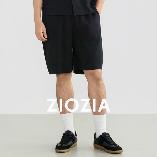 ZIOZIA通勤男装26夏新品中青年轻便舒适休闲短裤ZPHF1501B