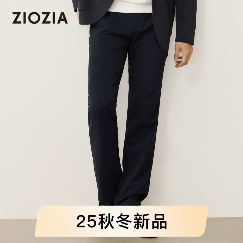【羊毛混纺】ZIOZIA通勤男装25秋新品雾面质感时尚休闲裤ZPDE3515