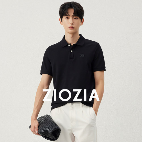 ZIOZIA男士polo衫新款短袖上衣