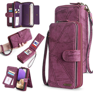 适用三星A53 5G手机皮套A13插卡保护套s7edge多功能翻盖手机壳