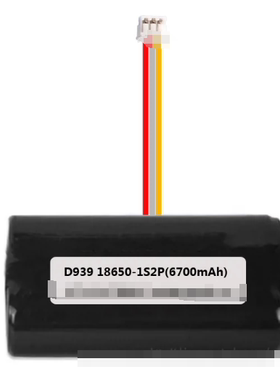 D939 18650-1S2P 6700mAh 3.7V 24.79Wh 适用于360 1P门铃锂电池