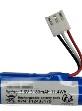 适用于move5000 3.6v3180mAh F12433179 F12432566 可充电锂电池