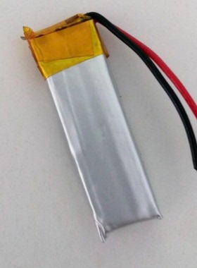 051040P 501040P 3.7V 220mah带保护板 MP3 MP4 蓝牙聚合物锂电池