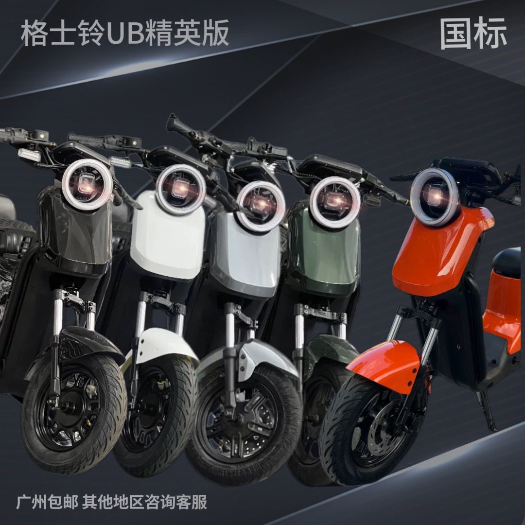 格士铃UB精英版电动自行车国标可上牌长续航锂电池城市通勤代步