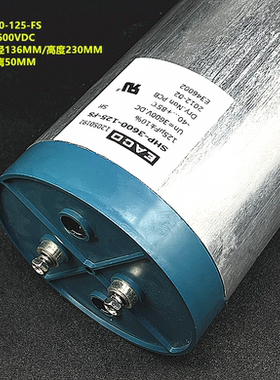 原装EACO SHP-3600-125-FS 125uF 3600VDC 高压SVG直流滤波电容