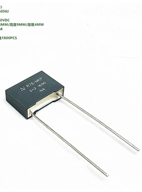 KEMET R76TF12205050J R76-MKP 2n2 2200PF 1600VDC 谐振薄膜电容