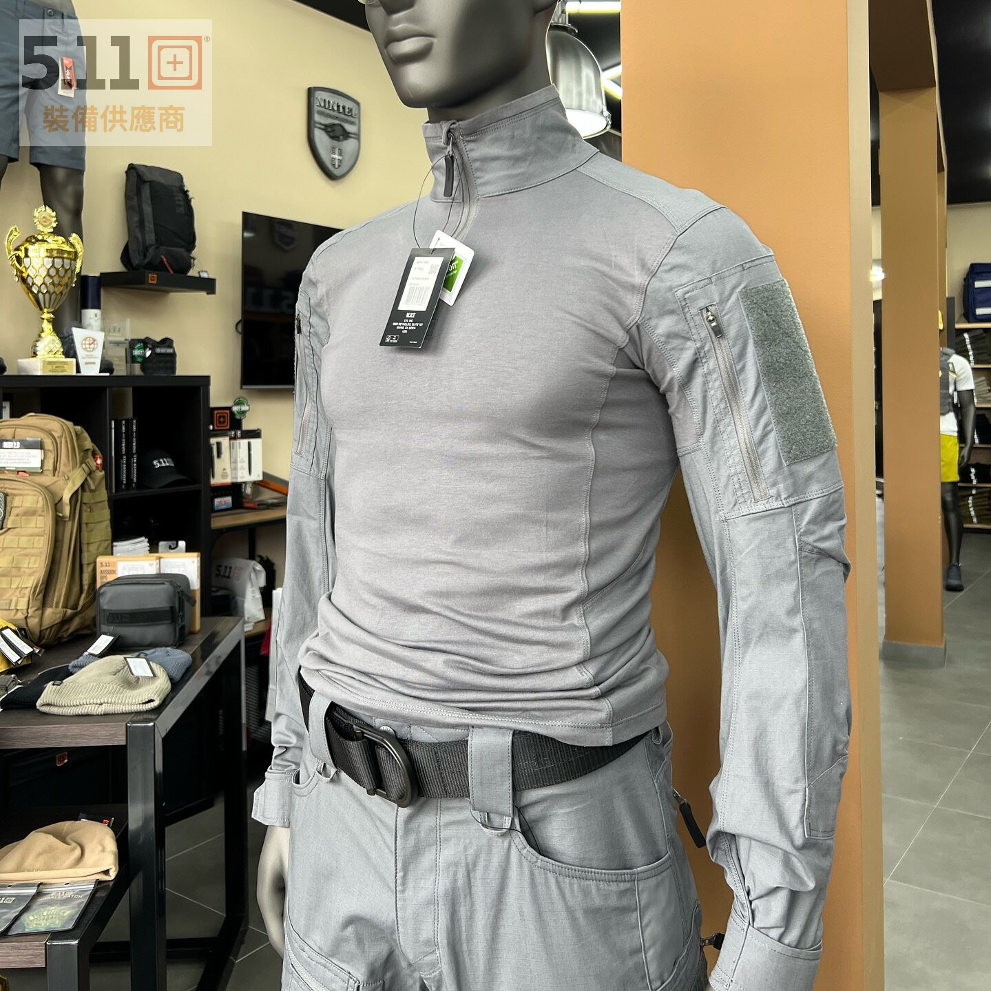 5.11战术军版蛙服长袖拉链衫