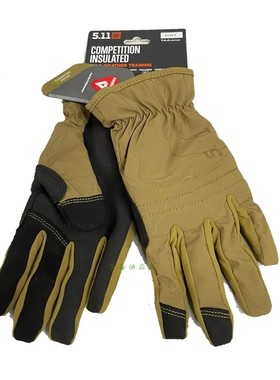 5.11战术手套59386 竞赛用 primaloft雪地绝缘保暖手套