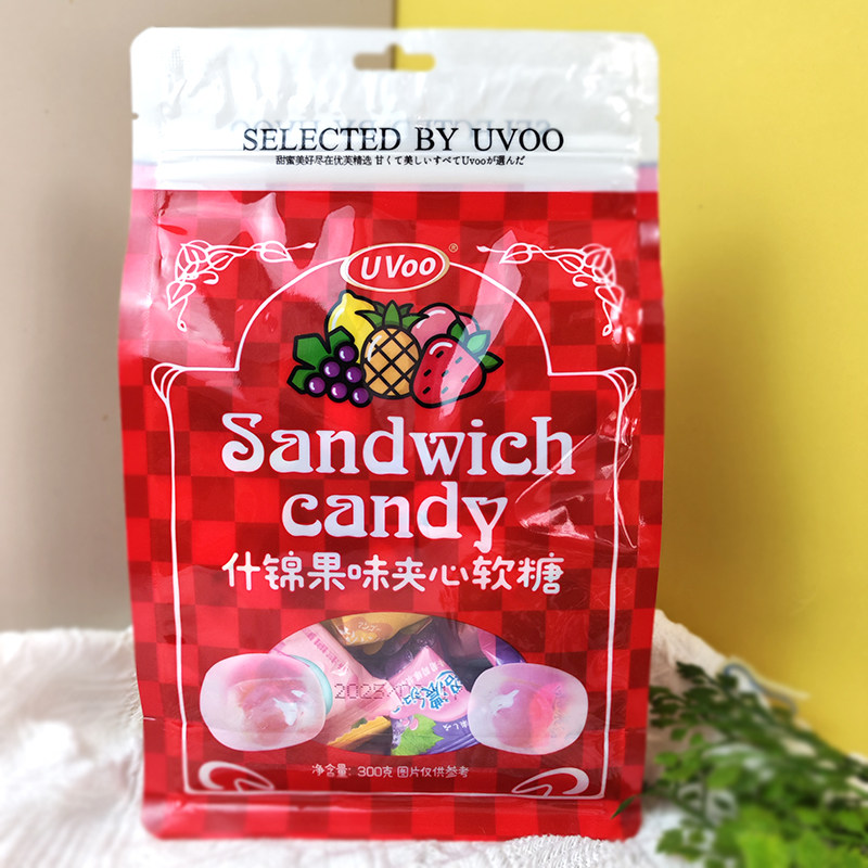 UVOO什锦果味夹心软糖