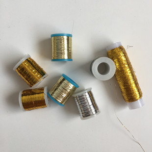 饰金线法式 0.28MM刺绣花扁银线毛衣装 刺绣线缝纫机绣花线圆丝金线