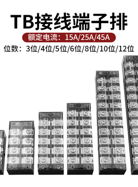 接线端子排TB-1503 1504 1506 1510 1512 2504 2506 2512 4510 12