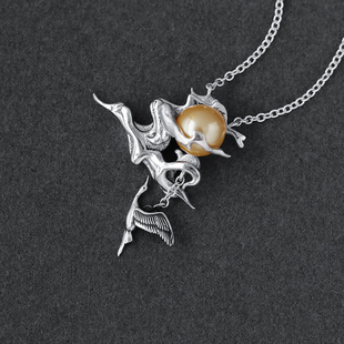 南风歌原创设计《思君》项链925纯银情侣爱情个性男女气质