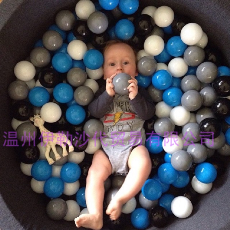 百万加厚深灰色婴儿海洋球