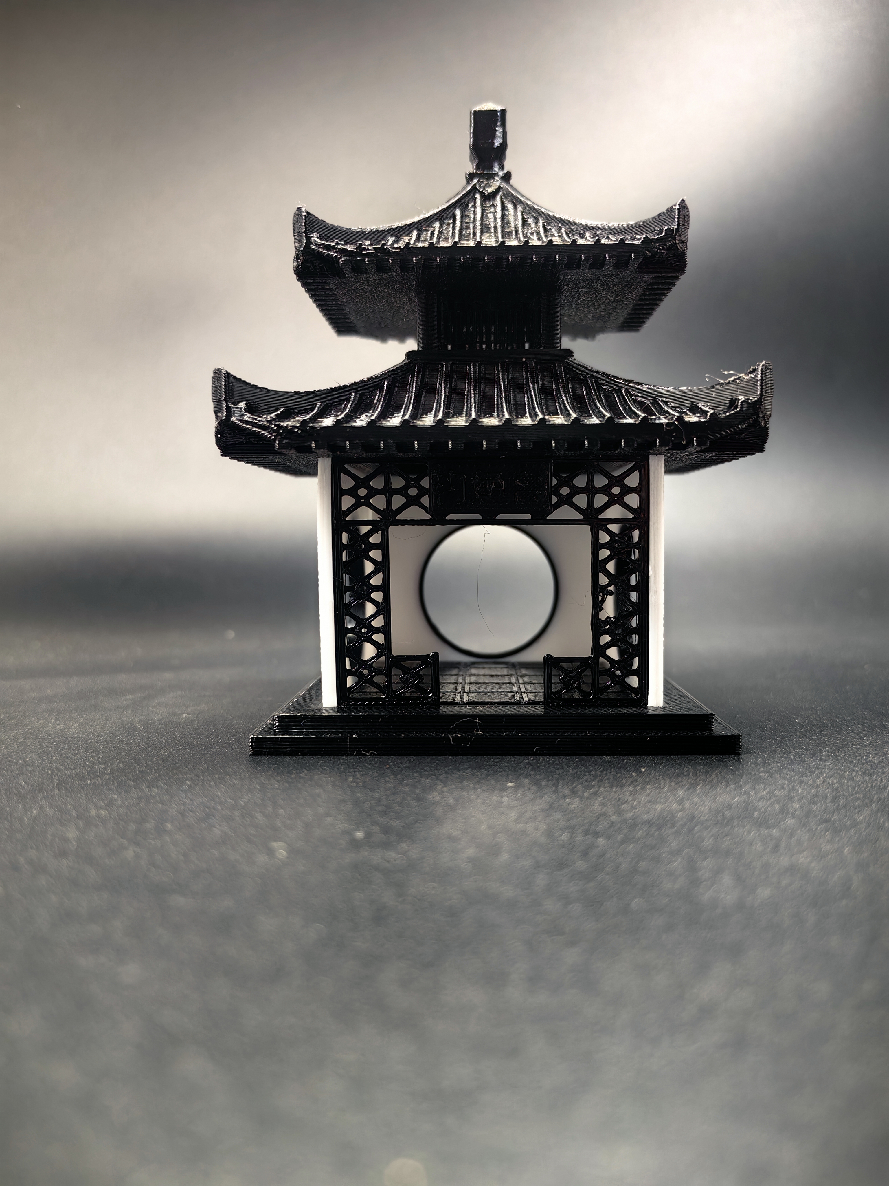 3D打印亭子摆件装饰摆景古代江南楼