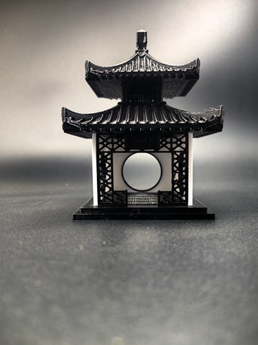 3D打印亭子摆件装饰摆景古代江南楼