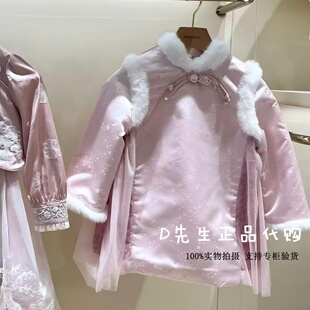 F2FAG1179 mini peace太平鸟童装2026春装新款女童休闲连衣裙 999