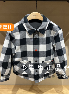 F1ACE4128 mini peace太平鸟童装2024冬装新款男童羽绒服 599