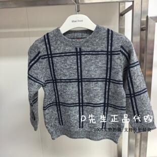 F3EBF4450 mini peace太平鸟童装2025冬装新款婴童针织线套衫 429