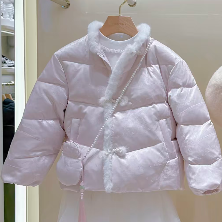 F2ACG1161 mini peace太平鸟童装2026春装新款女童羽绒服 1099