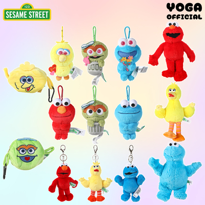 正版芝麻街艾摩甜饼怪奥斯卡大鸟