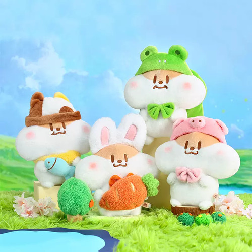 奶茶鼠的想法动物系列毛绒公仔萌