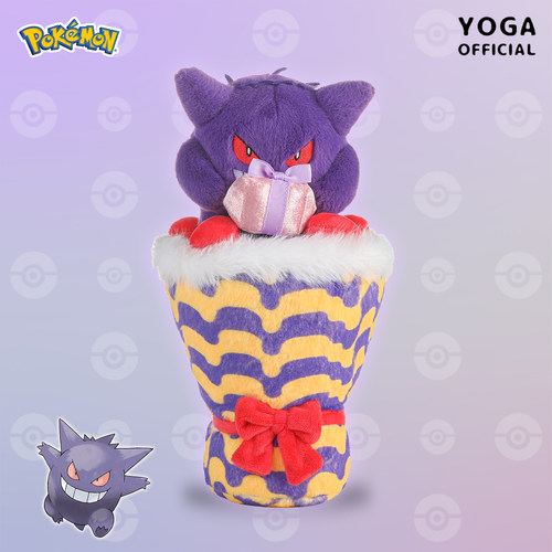 宝可梦Pokemon耿鬼花束毛绒公仔