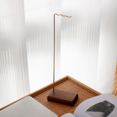 实木桌面风铃挂架家居铃铛摆件