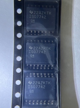 进口正品 ISO7742DWR ISO7742DW SOP-16 数字隔离器芯片 ISO7742