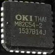 MSM82C54-2JS MSM82C54-2 M82C54-2 PLCC28脚 I/O扩展器芯片