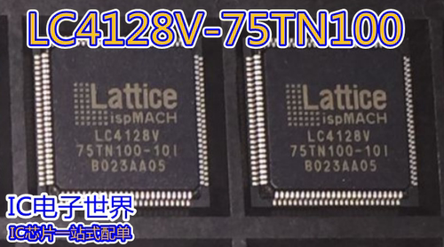 LC4128V-75TN100-10I 嵌入式CPLDT QFP-100 可编程逻辑器 LC4128V