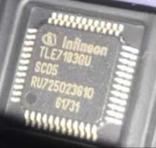 进口TLE7183QU TLE7183QUSCD5 三相汽车电源驱动芯片 贴片LQFP48
