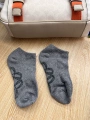 Gray Socks with Non-Slip Soles