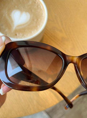 2026新款时尚珠光 贵气大框时髦墨镜 千金感防晒显瘦近视太阳镜