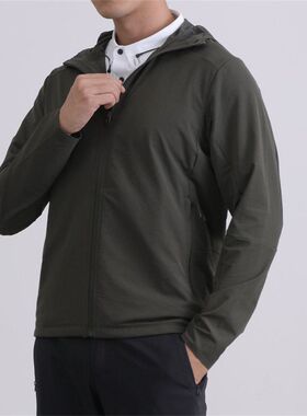 男外套 Warp Light露露 男士运动夹克 秋冬防风防泼水软壳夹克连