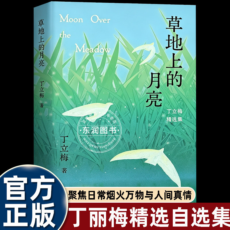 丁立梅草地上的月亮江苏凤凰教育出版社散文精选集文字温暖细腻擅长从小处落笔写草木烟火人间细碎温情入选中考语文阅读理解真题书