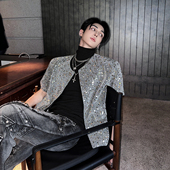 短袖 新款 小香风高街ins设计感上衣 2025夏季 杨一帆潮牌夹克男款