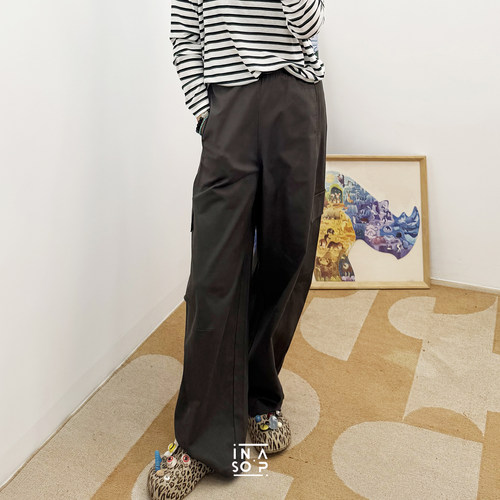 26春全棉微弹显瘦工装裤女