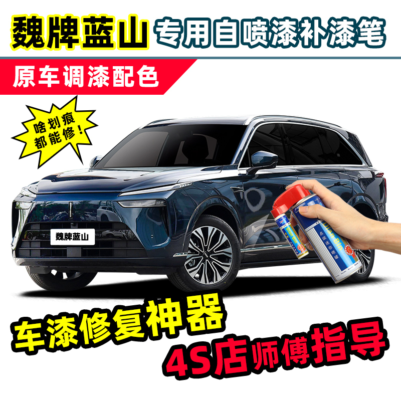 适用魏牌蓝山补漆笔汽车漆自喷漆