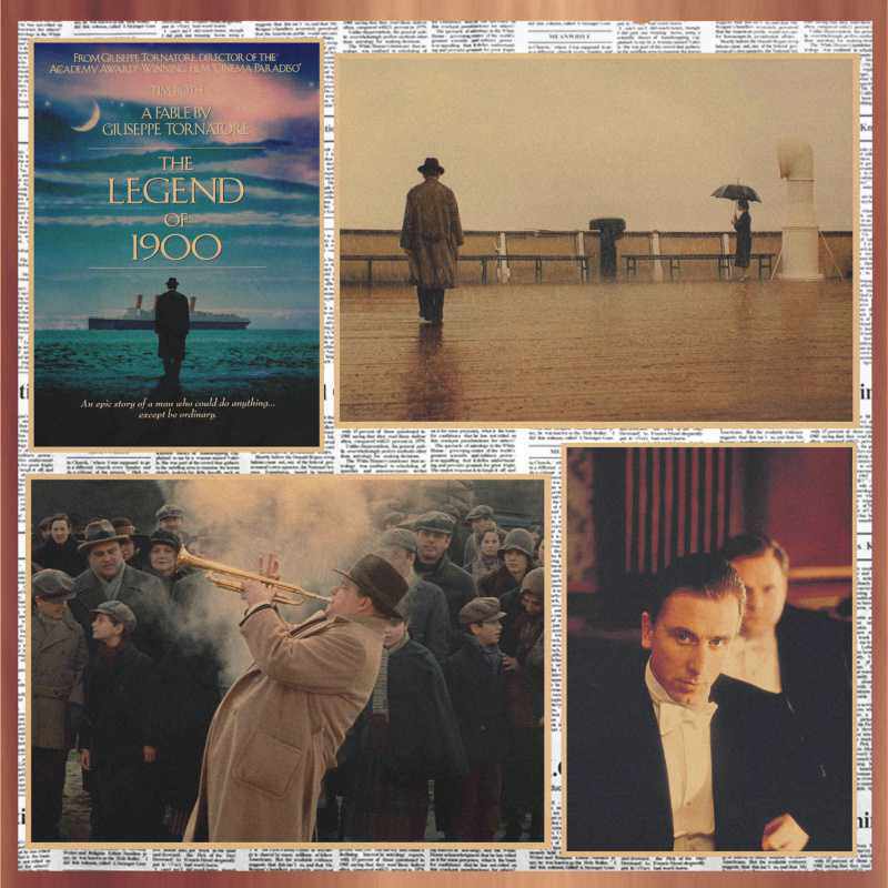 画之佳包邮经典怀旧音乐电影 海上钢琴师 牛皮纸海报复古装饰墙画