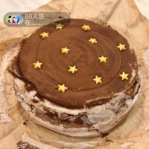 莓子甜品千层蛋糕流心