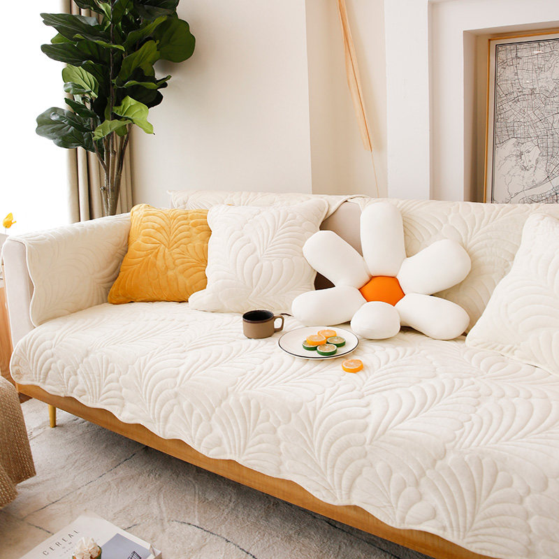加厚毛绒沙发垫北欧简约沙发套罩四季通用布艺坐垫子防滑靠背巾,居家布艺,沙发垫,淘宝优惠券,粉丝福利购,淘宝优惠卷