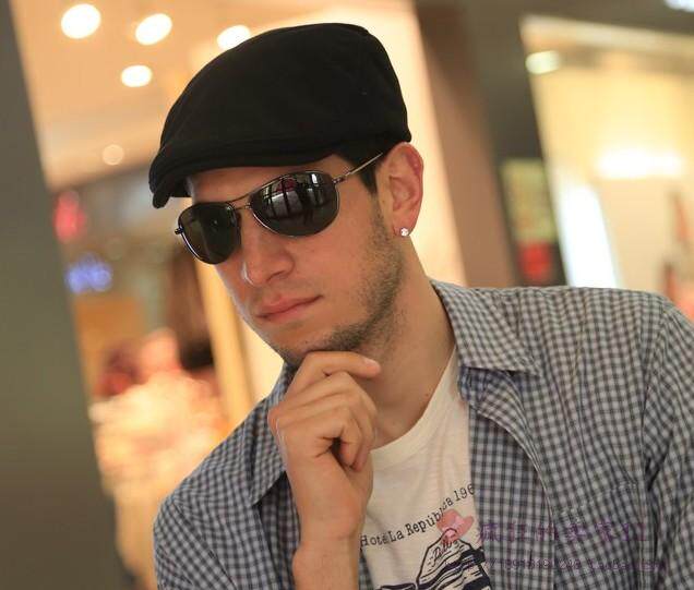 韩版纯色棉质光板简约休闲鸭舌帽贝雷帽子男女春夏秋冬四季画家帽