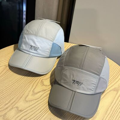 明星同款新款速干鸭舌帽男款夏季薄款透气帽子女遮阳跑步骑行可折