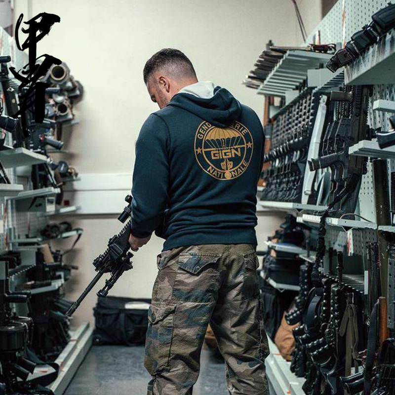 甲胄GIGN教官系列连帽卫衣